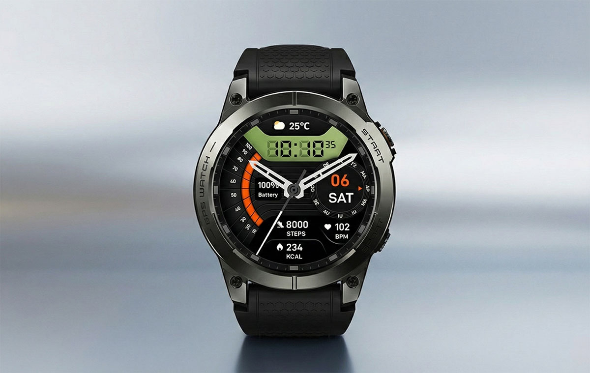 Szuperolcsó AMOLED okosóra extra nagy fényerővel GPS-szel