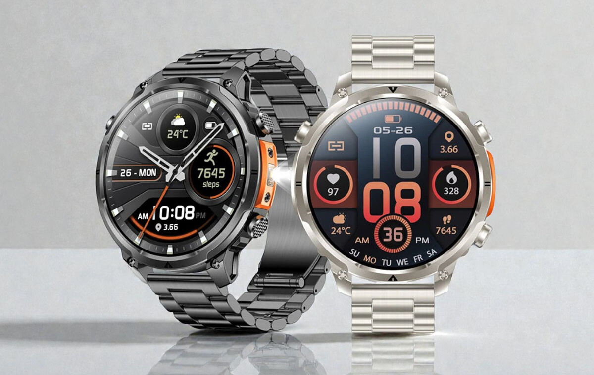 Ultraolcsó, 1.7" okosóra ütős dizájnnal és beépített GPS-szel