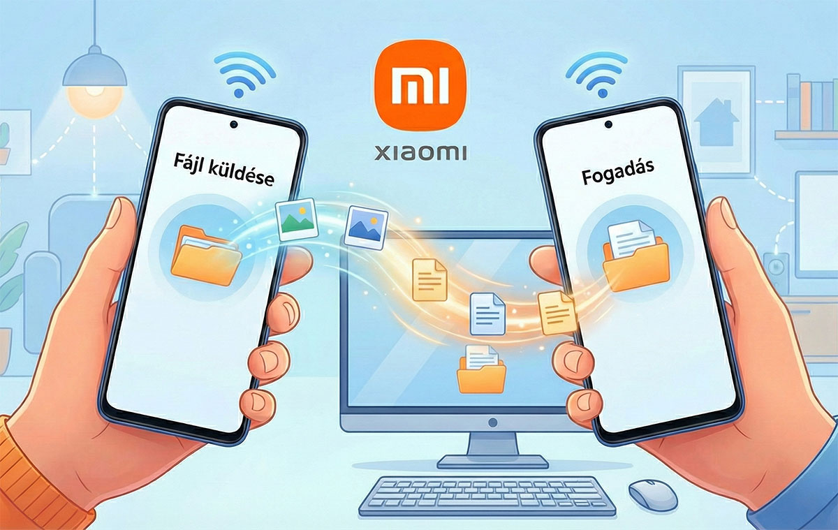Vezetéknélküli fájlátvitel Xiaomi telefonokkal, nagyon egyszerűen