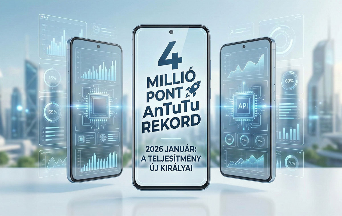 2026 elején ezek most a legerősebb telefon - AnTuTu 4 millió pont!