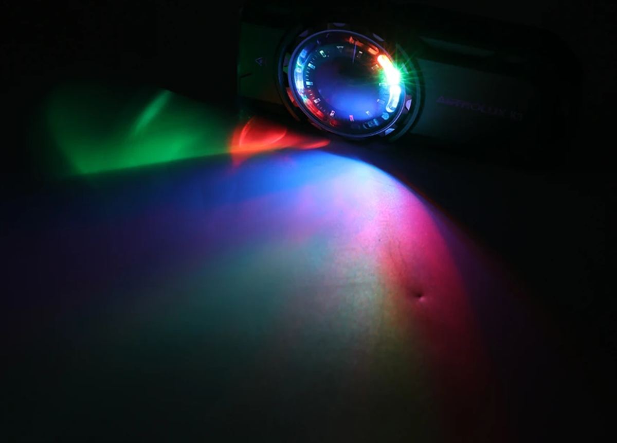 Astrolux K3 több színű világítás