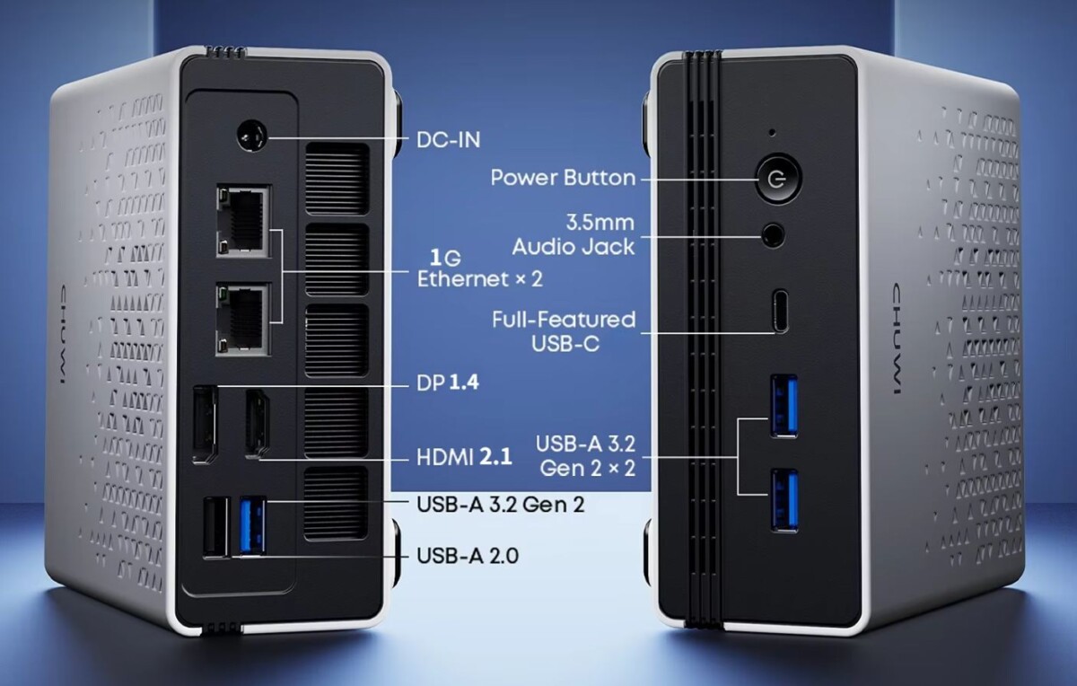 CHUWI UBox bemenetek