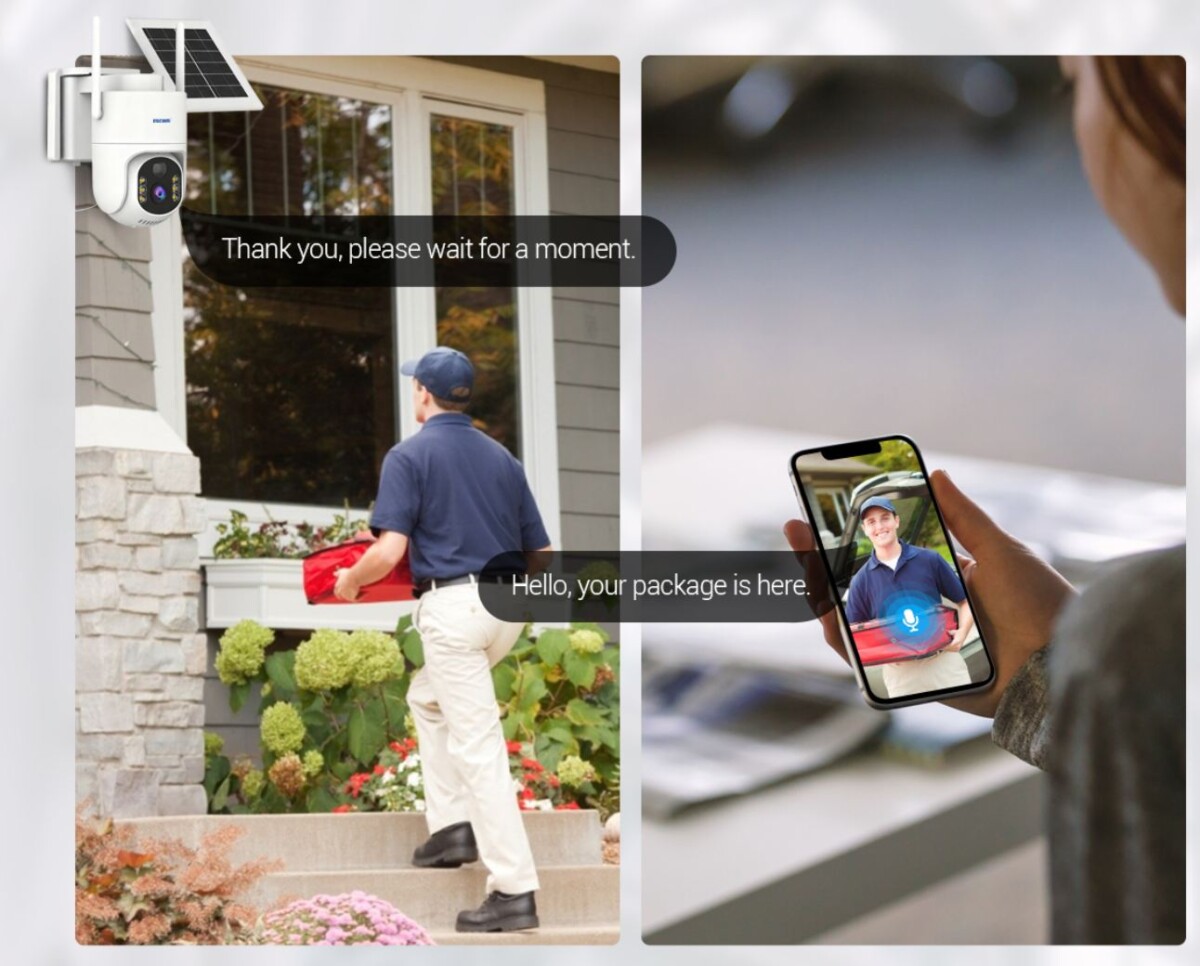 ESCAM QFS71 kétirányú hang funkció