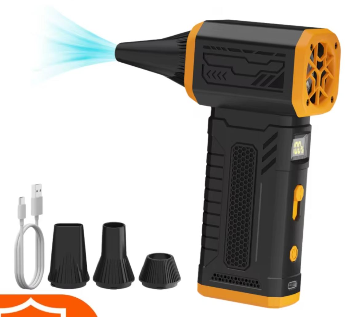 Fiizreal FT08 - 200km/h kézi turbó légfúvó, dupla akkumulátorral