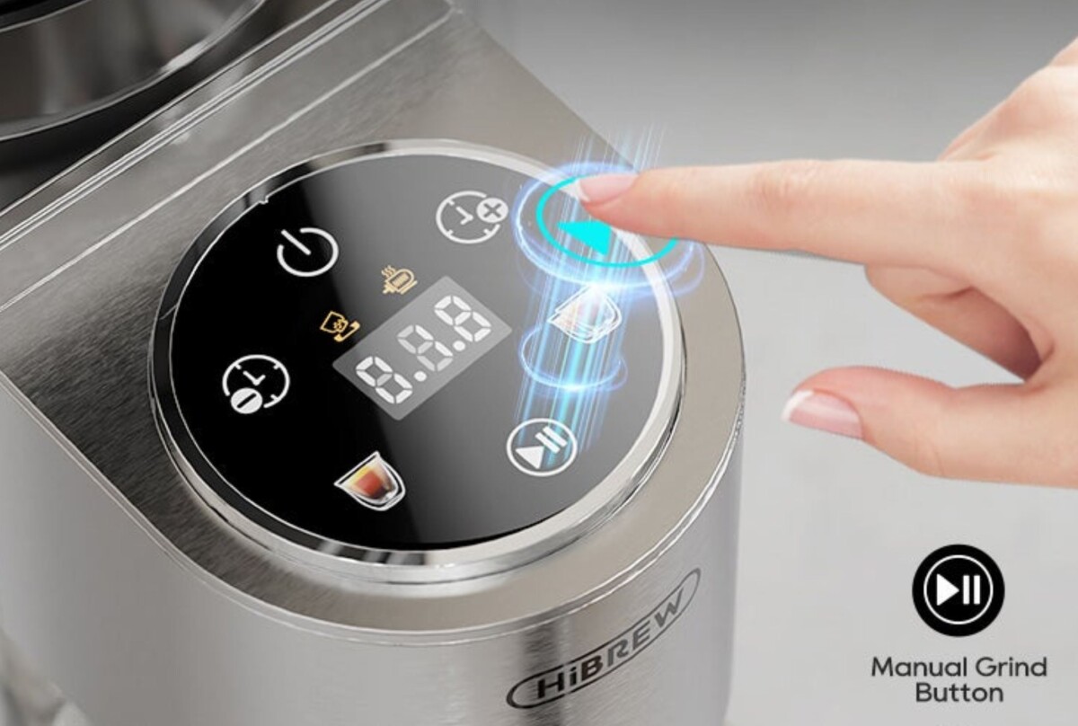 Hibrew G7 három különböző őrlési mód