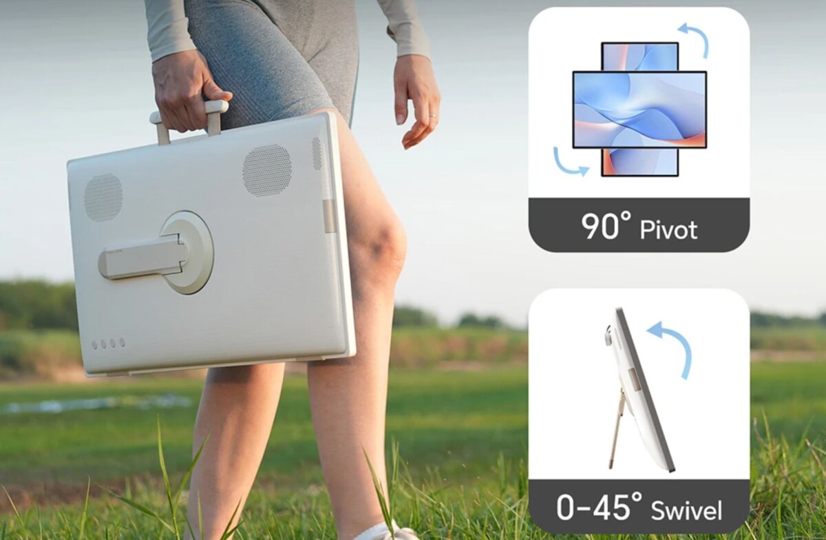 KTC A25Q5 24.5" androidos tablet álló móddal