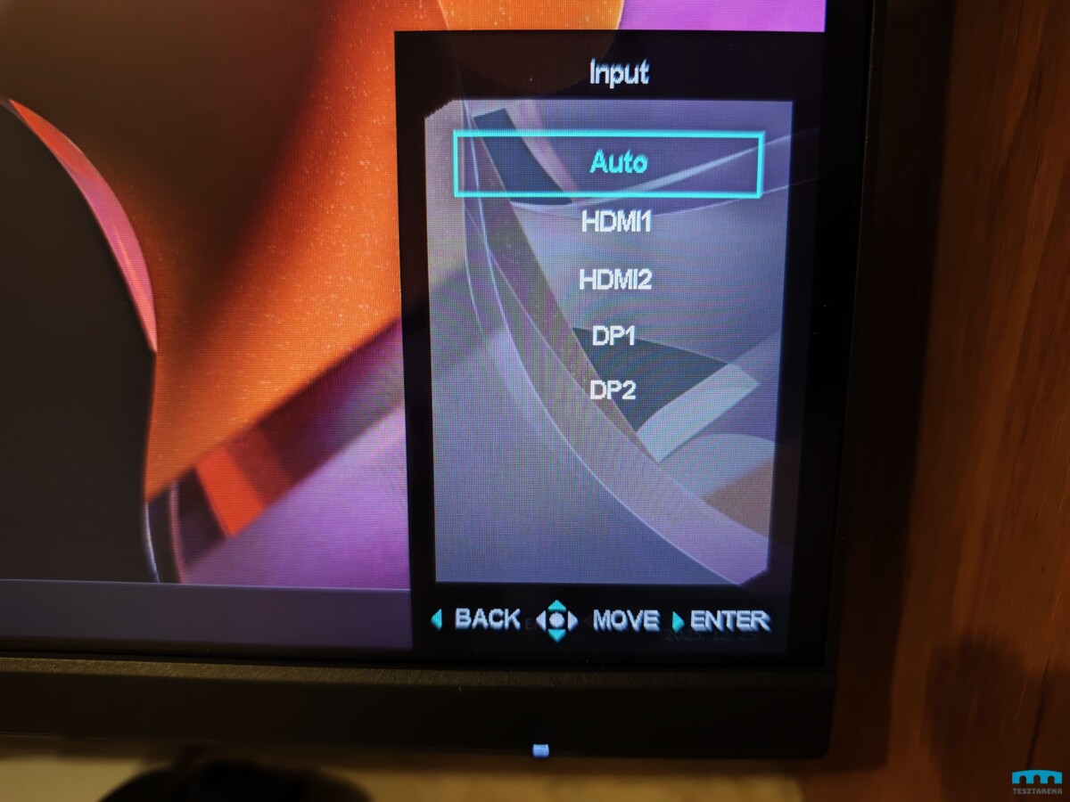 KTC H27T6 bemenet választó