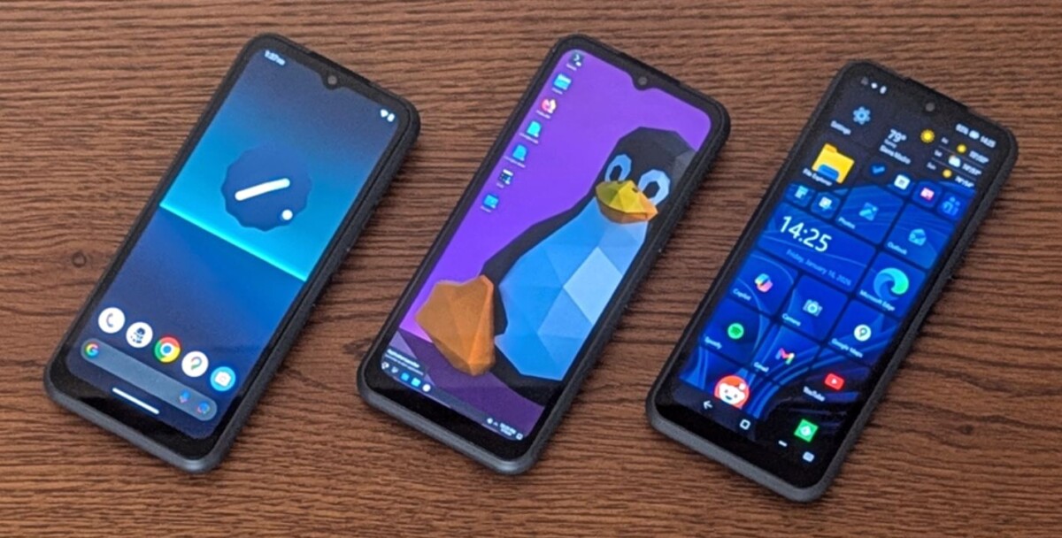 NexPhone Android, Linux, Windows