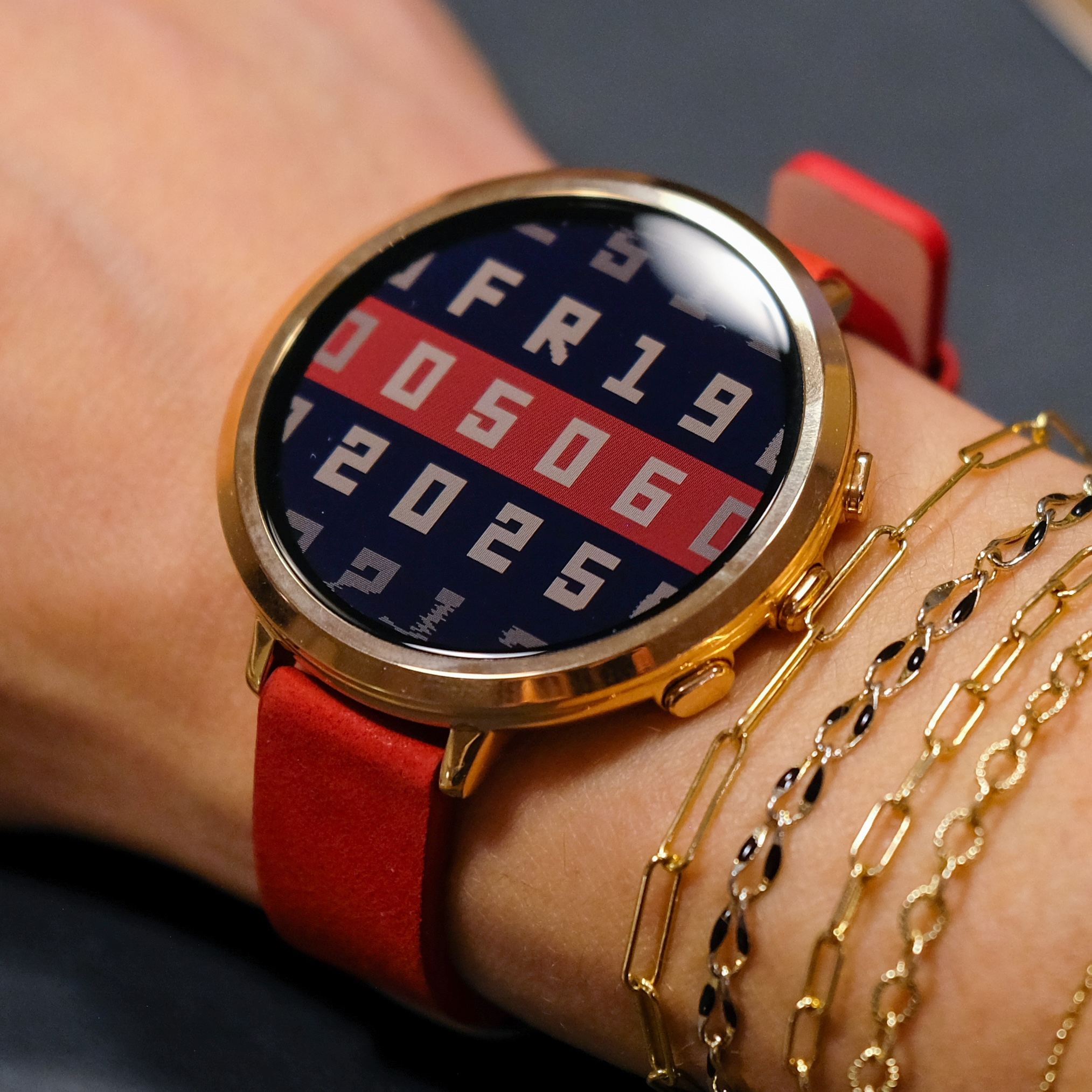 Pebble Round 2 kijelző