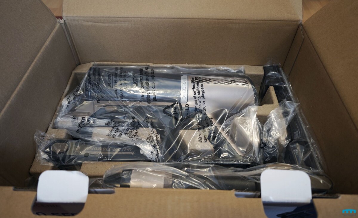 Proscenic P20 OnePass vezetéknélküli porszívó dobozban