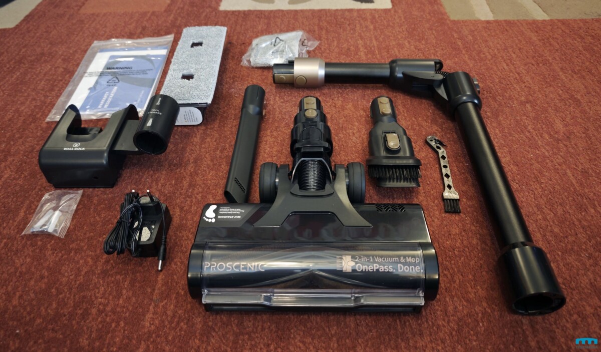 Proscenic P20 OnePass vezetéknélküli porszívó kicsomagolva