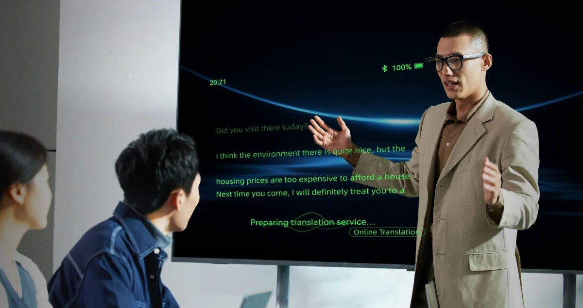 Rokid AI szemüveg fordítással