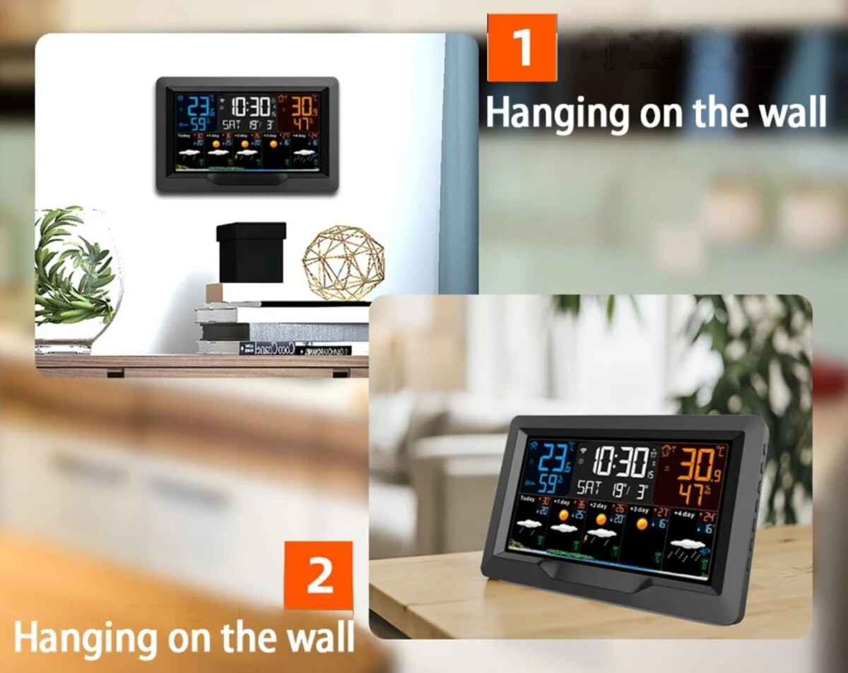 Szuperolcsó, okos időjárás állomás falra