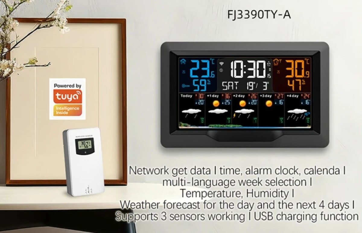 Szuperolcsó, okos időjárás állomás funkciók