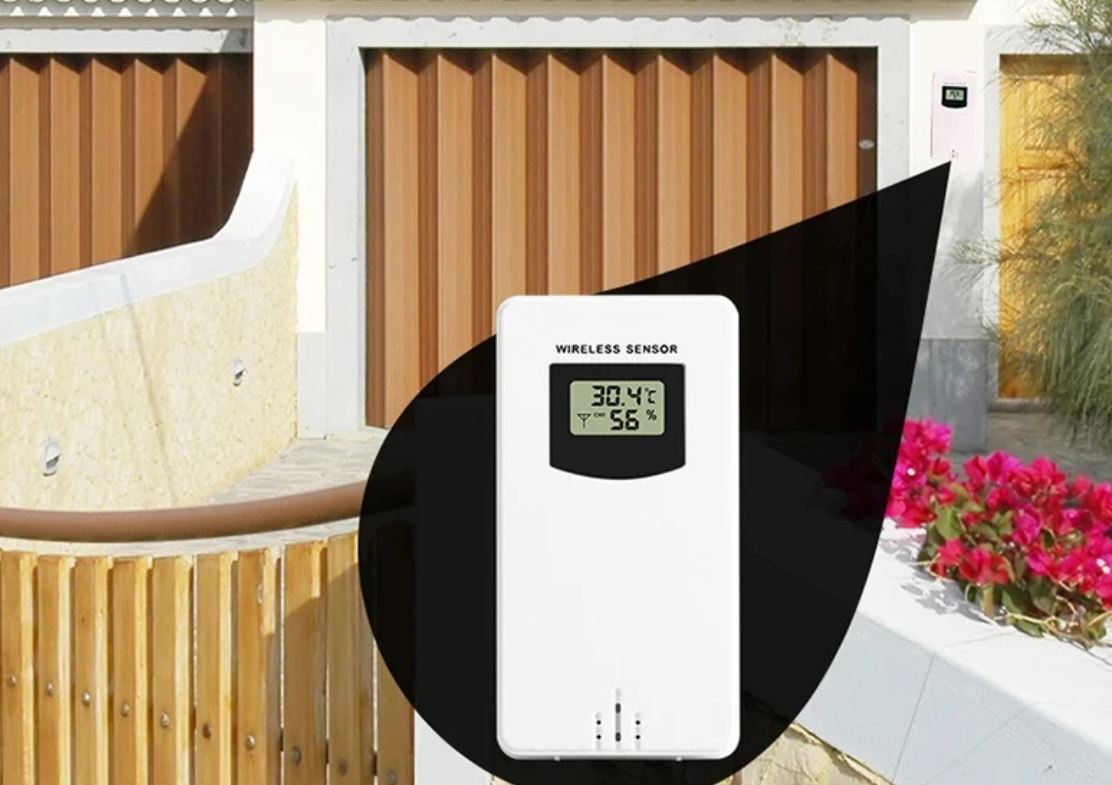 Szuperolcsó, okos időjárás állomás kültéri szenzorral