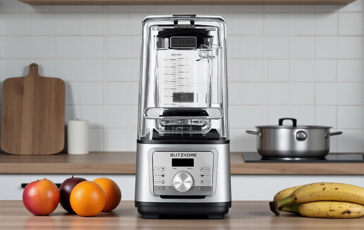 A BlitzHome BH-228C turmixgép halkan zúzza össze a jeget is