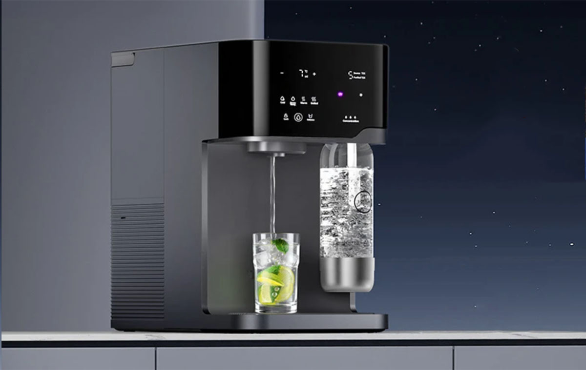 A legkomolyabb víztisztítós ital automata hideg és meleg vízzel, szódával