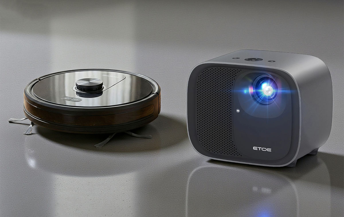 Durván olcsó és nagyon jó: androidos projektor filmezéshez, robotporszívó