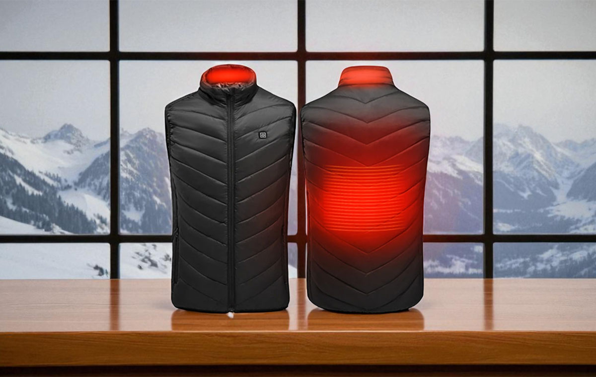 Extrém hidegben extrém meleg ezzel a filléres, fűtött mellénnyel