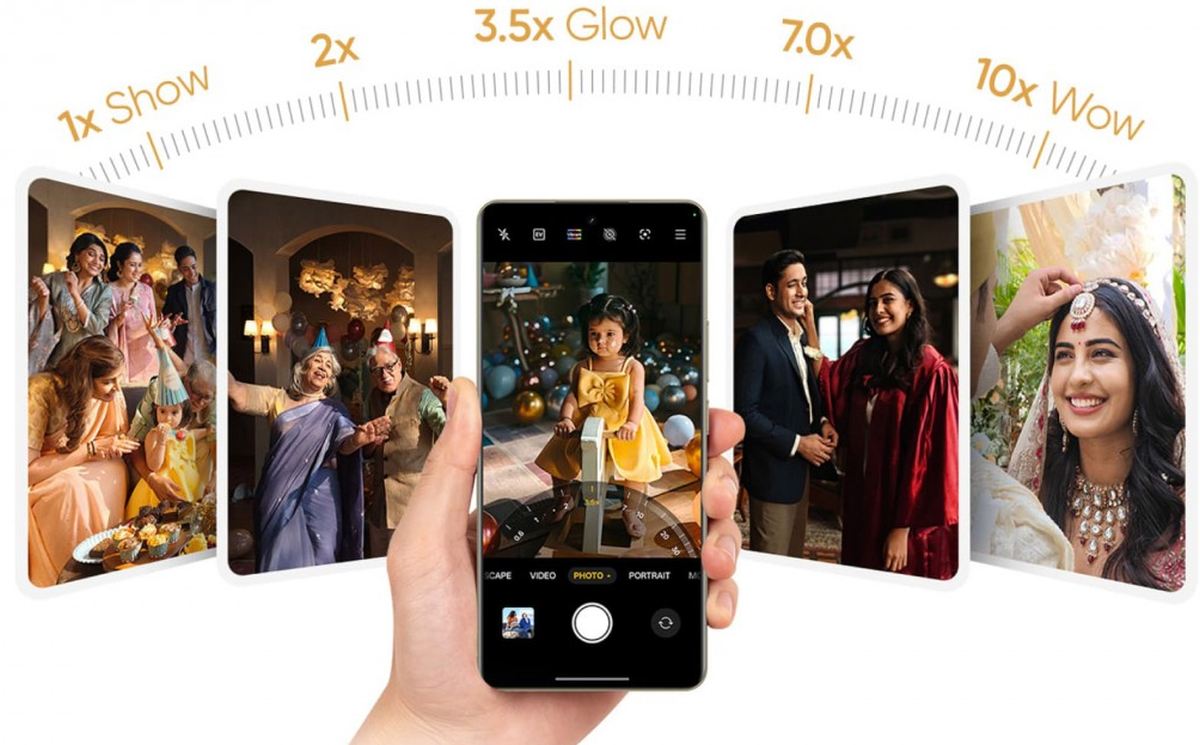 realme 16 Pro+ támogatja a 4K HDR videófelvételt 1x, 2x, 3.5x és 7x gyújtótávolságokkal