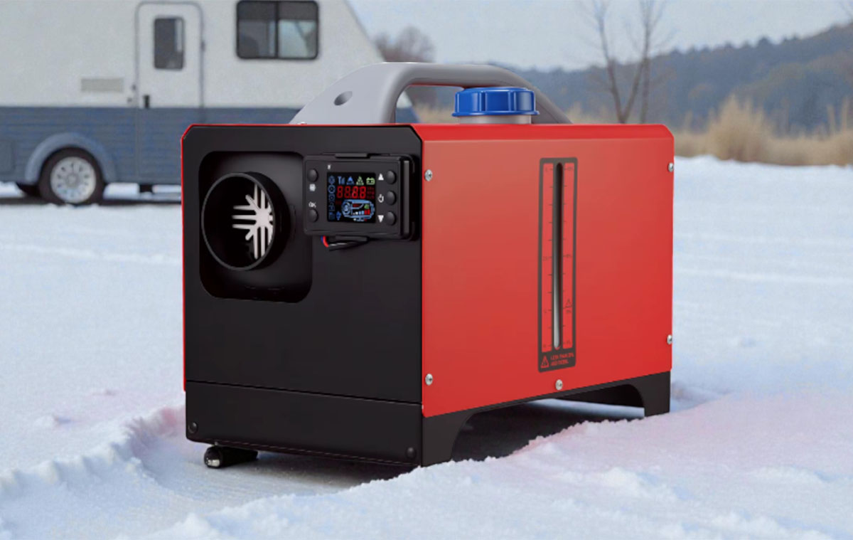 Téli meleget hozó dízel fűtés lakóautóba és garázsba
