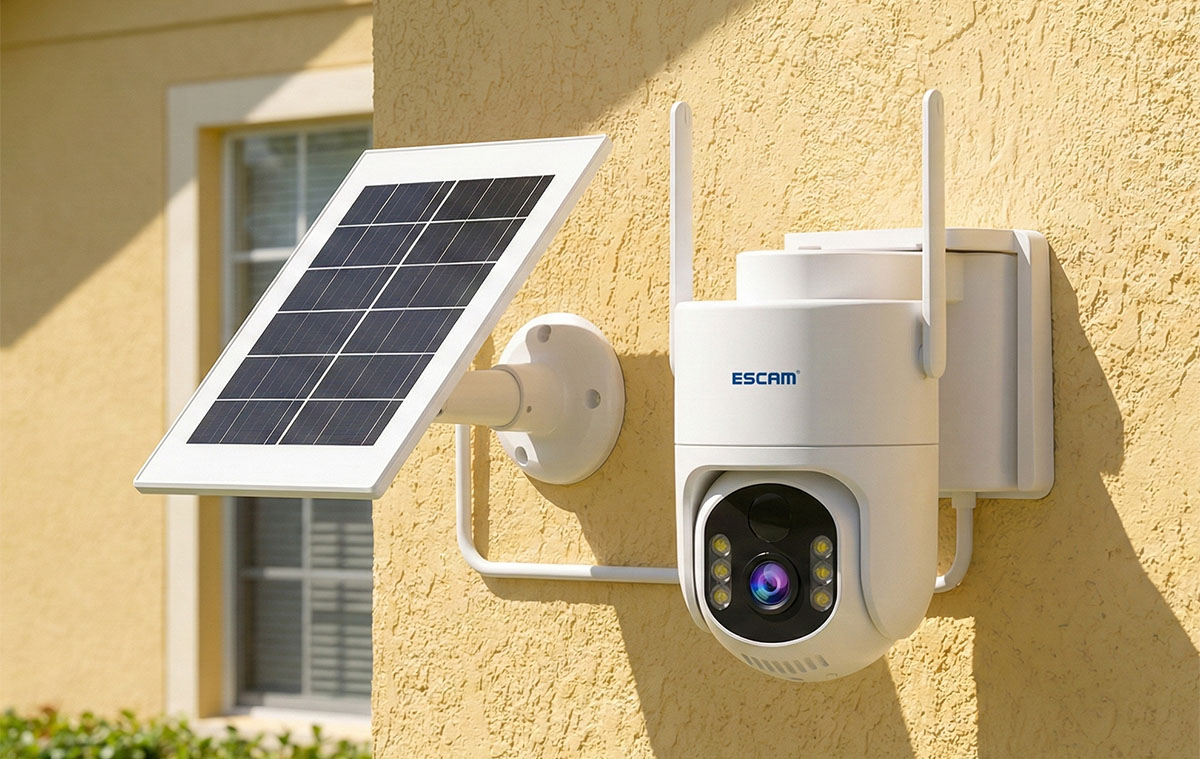 Teljesen vezetéknélküli, önellátó kamera mobilnettel, akkumulátorral, napelemmel