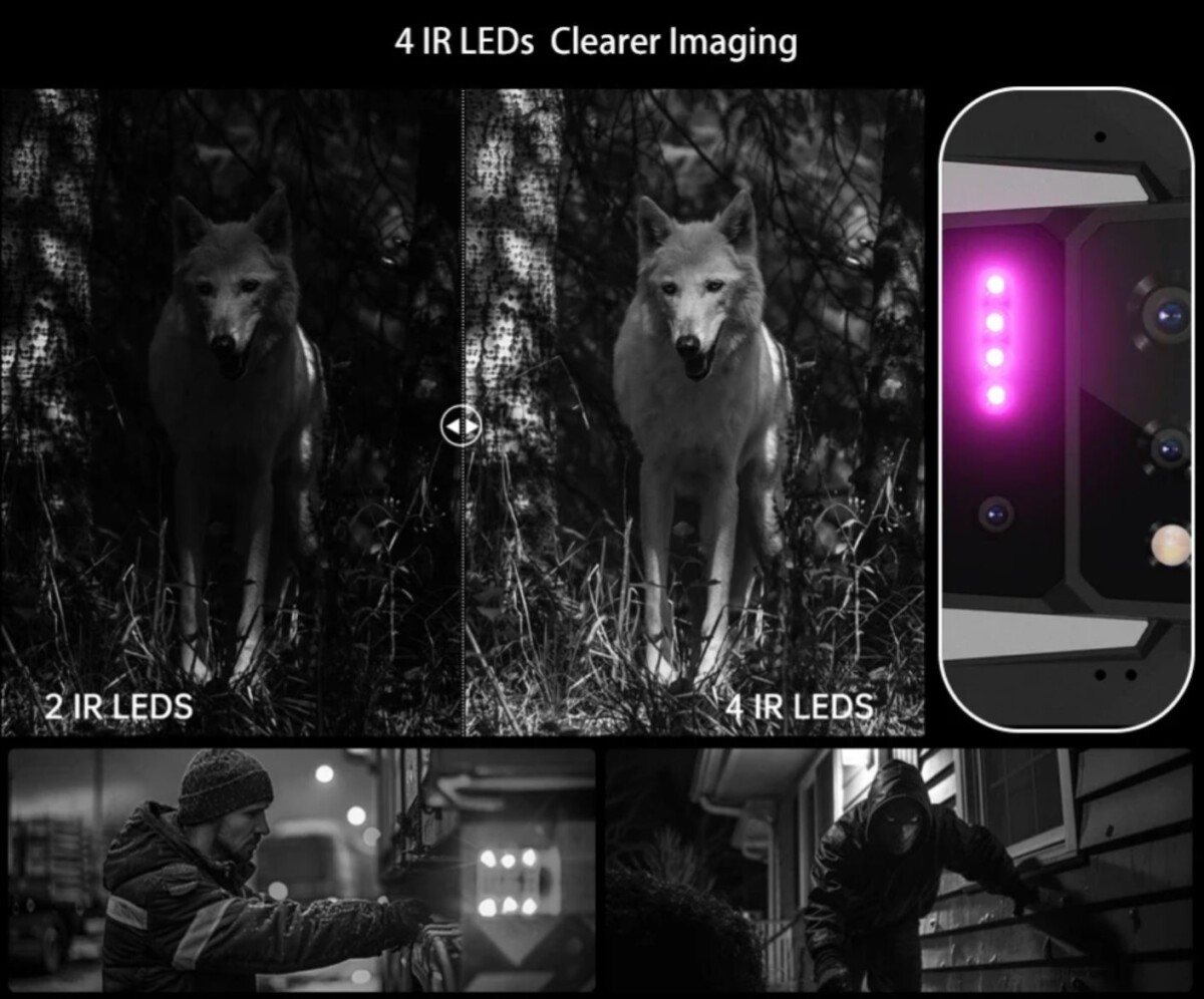 8849 TANK X éjjellátó kamerával