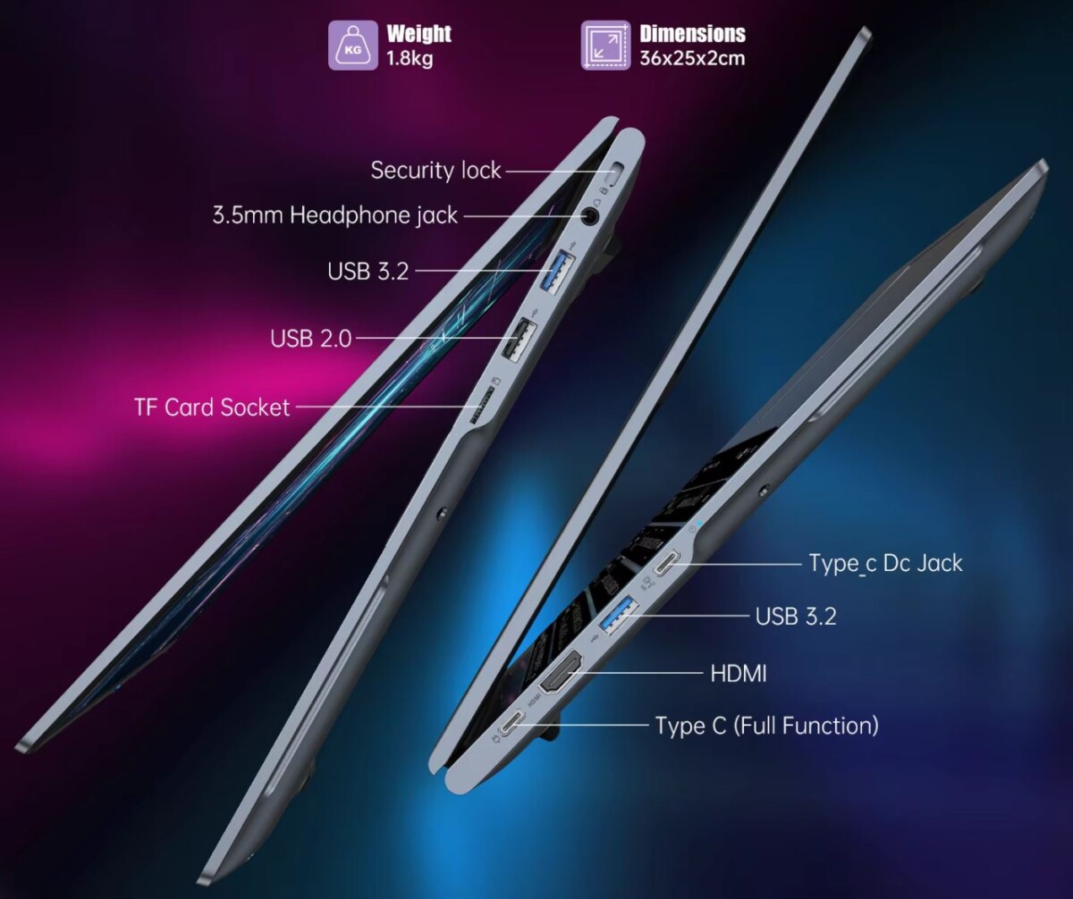 AMD Ryzen 7 H255 laptop bemenetek