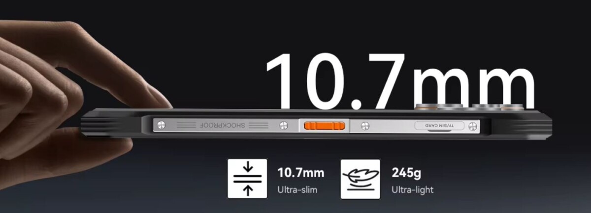 Blackview OSCAL MARINE 3 könnyű és vékony