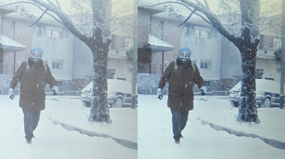 BlitzWolf BW-V5 Air projektor - Fényben vs. sötétben #4