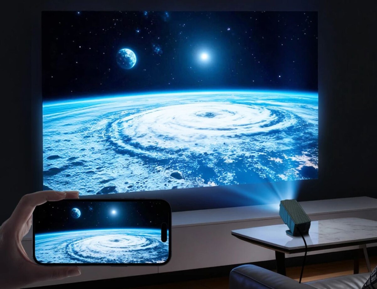 BlitzWolf BW-VISION A1 telefon kijelző kivetítése