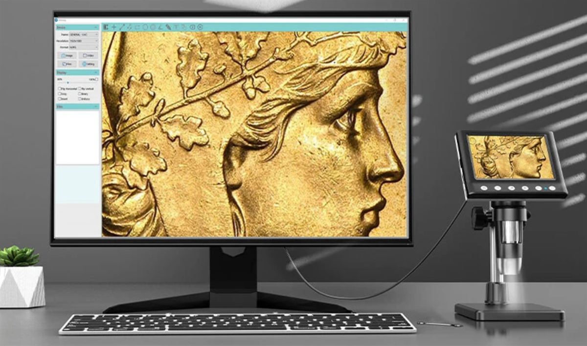 Digitális mikroszkóp számítógéppel