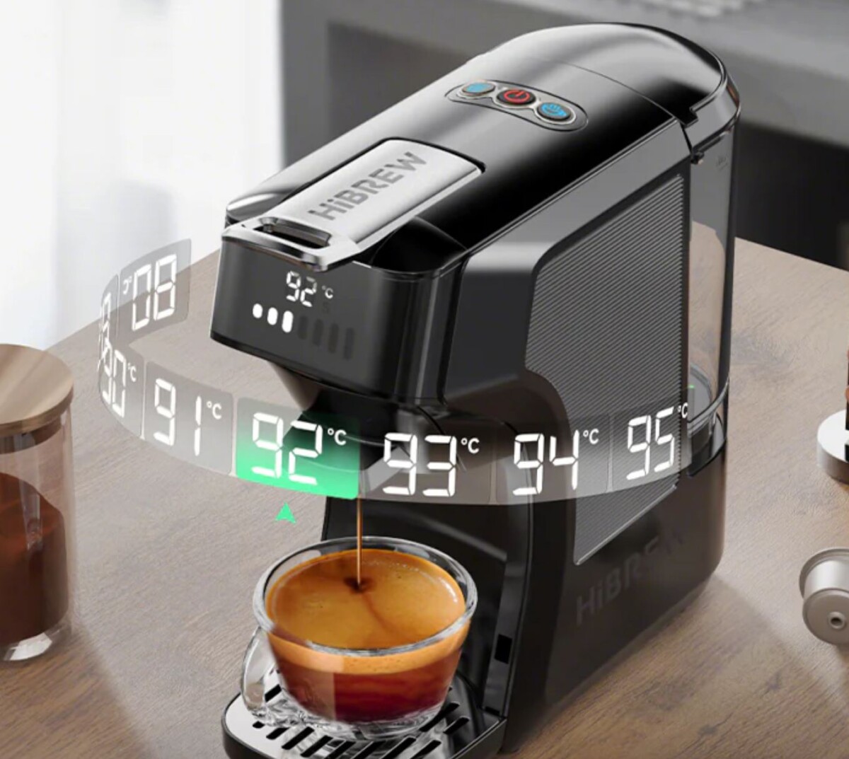 HiBREW H1C hőmérséklet beállítás