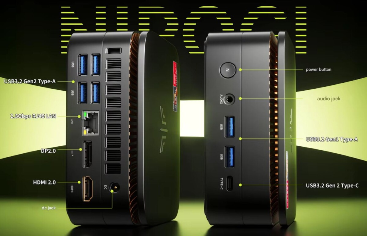 Nipogi Hyper H1 bemenetek