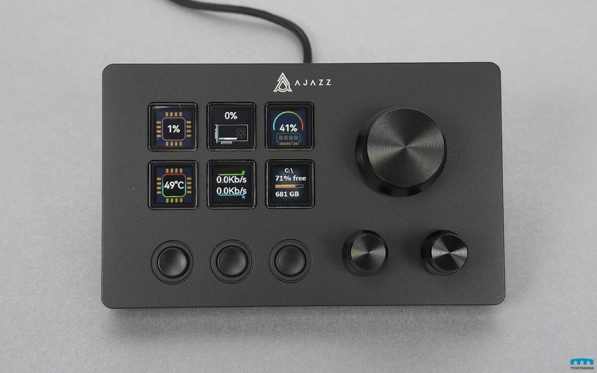 Stream dock információk megjelenítésére