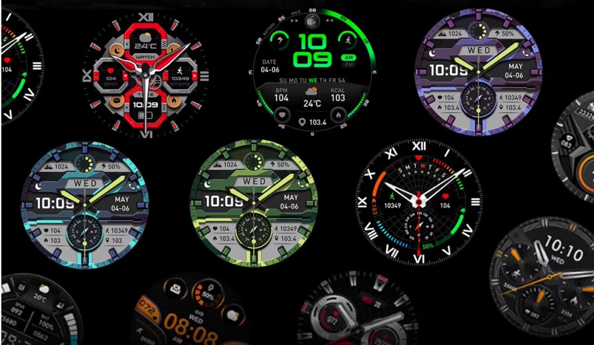 Szuperolcsó 1.7" okosóra óralapokkal