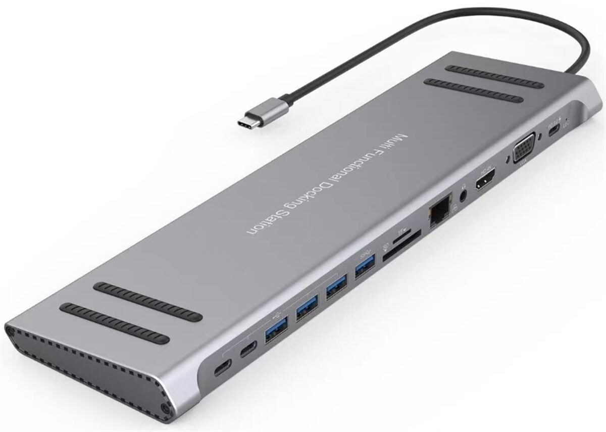 Type-C elosztó, laptop dokkoló