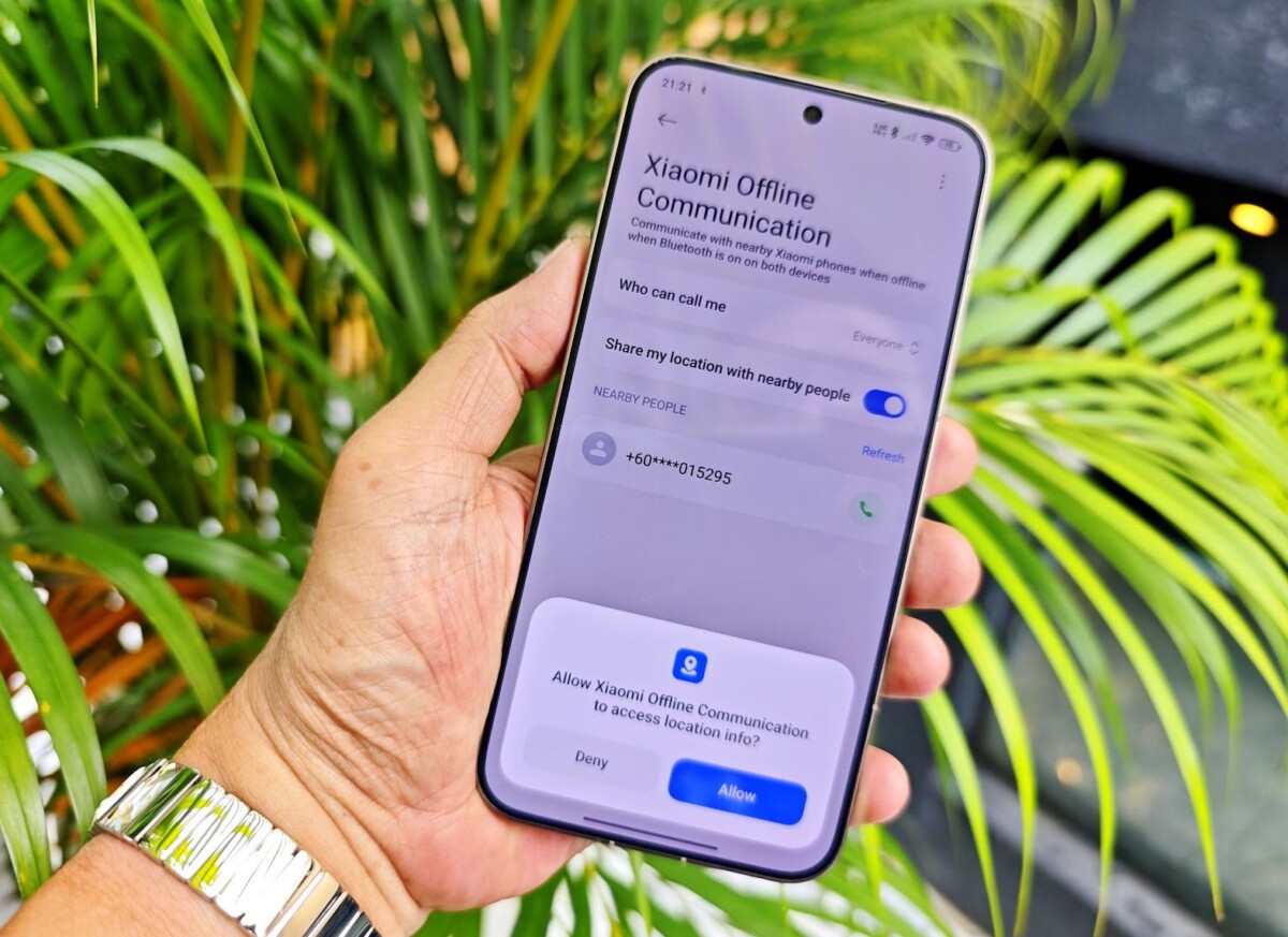 Xiaomi Offline Communication hálózat nélkül