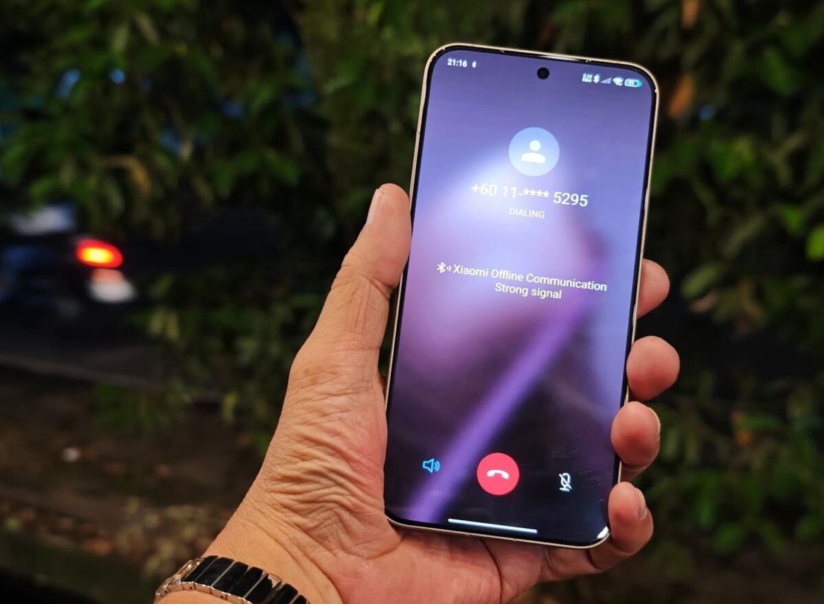 Xiaomi Offline Communication működés közben