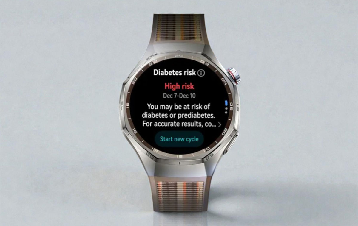 A Huawei okosórája képes felmérni a cukorbetegség kockázatát ujjbegyszúrás nélkül
