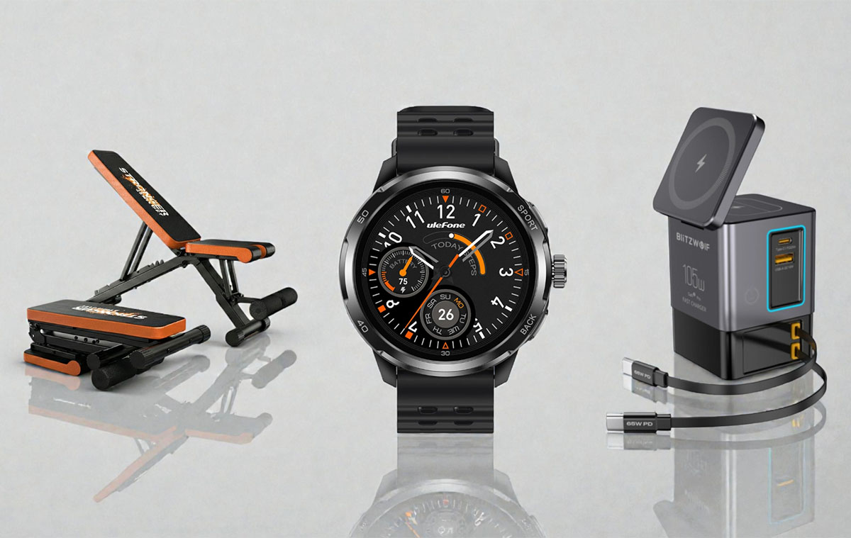 A szexi strapabíró, vízálló AI okosóra és egy olcsó töltő az összes helyett