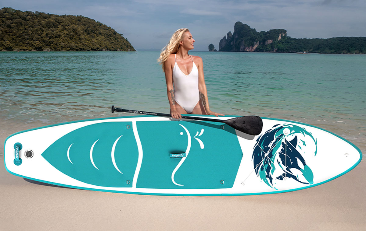 Ez a szuperolcsó felfújható, 3.5 méteres SUP jó lesz a nyárra