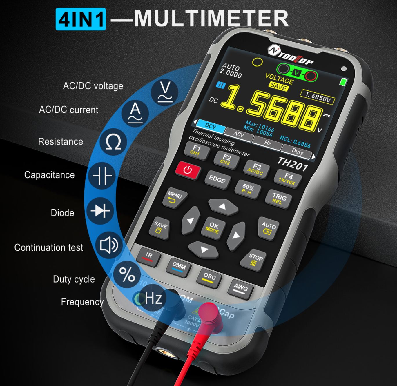 AV TOOLTOP TH201 multiméter