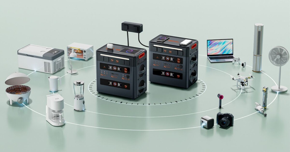 Blackview OSCAL PowerMax 2400 Pro kimenetek