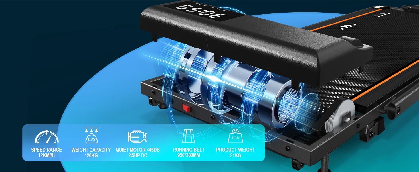 Bominfit TW2 séta és futópad 2.5 lóerős