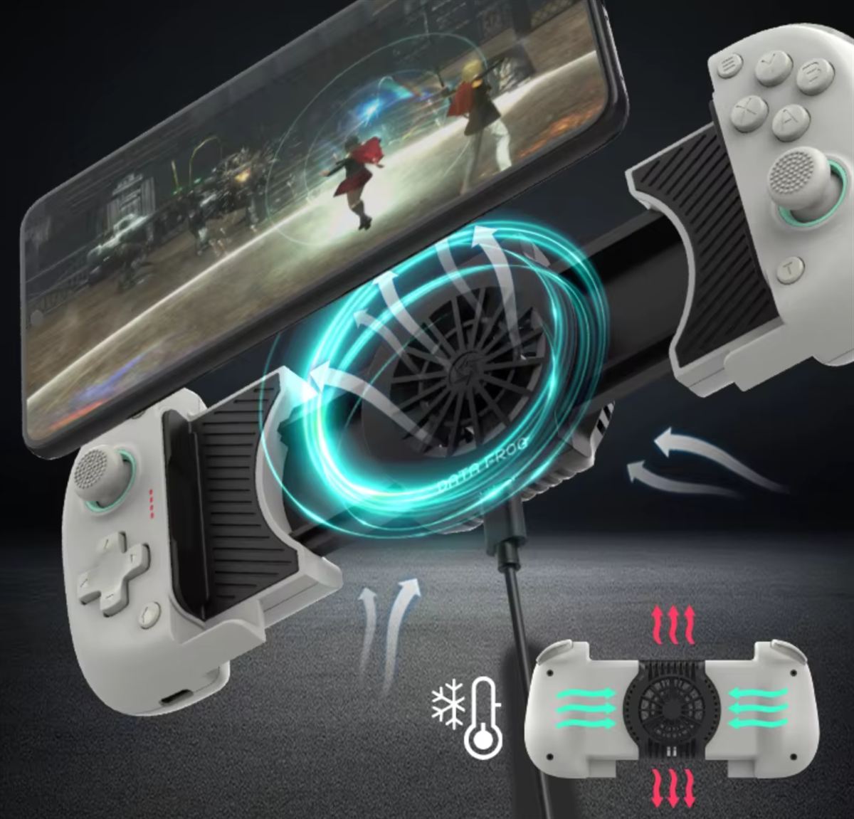 DATA FROG X3 kontroller beépített ventilátorral