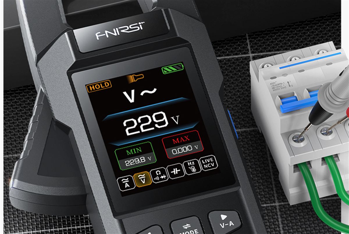 FNIRSI DMC-100 kijelzővel