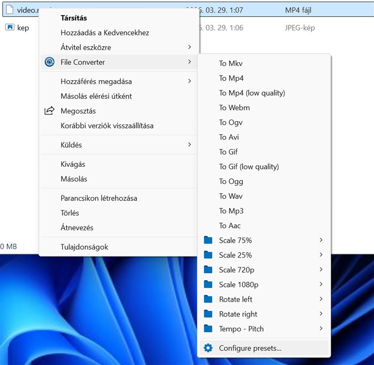 File Converter videó konvertáló