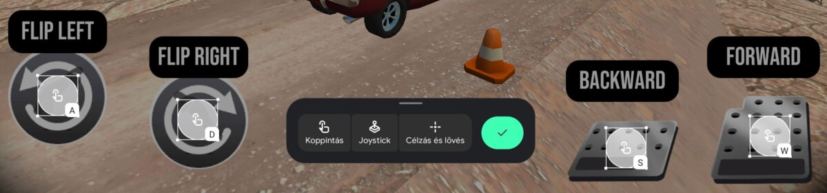 Google Play Games on PC billentyűzet érintésként