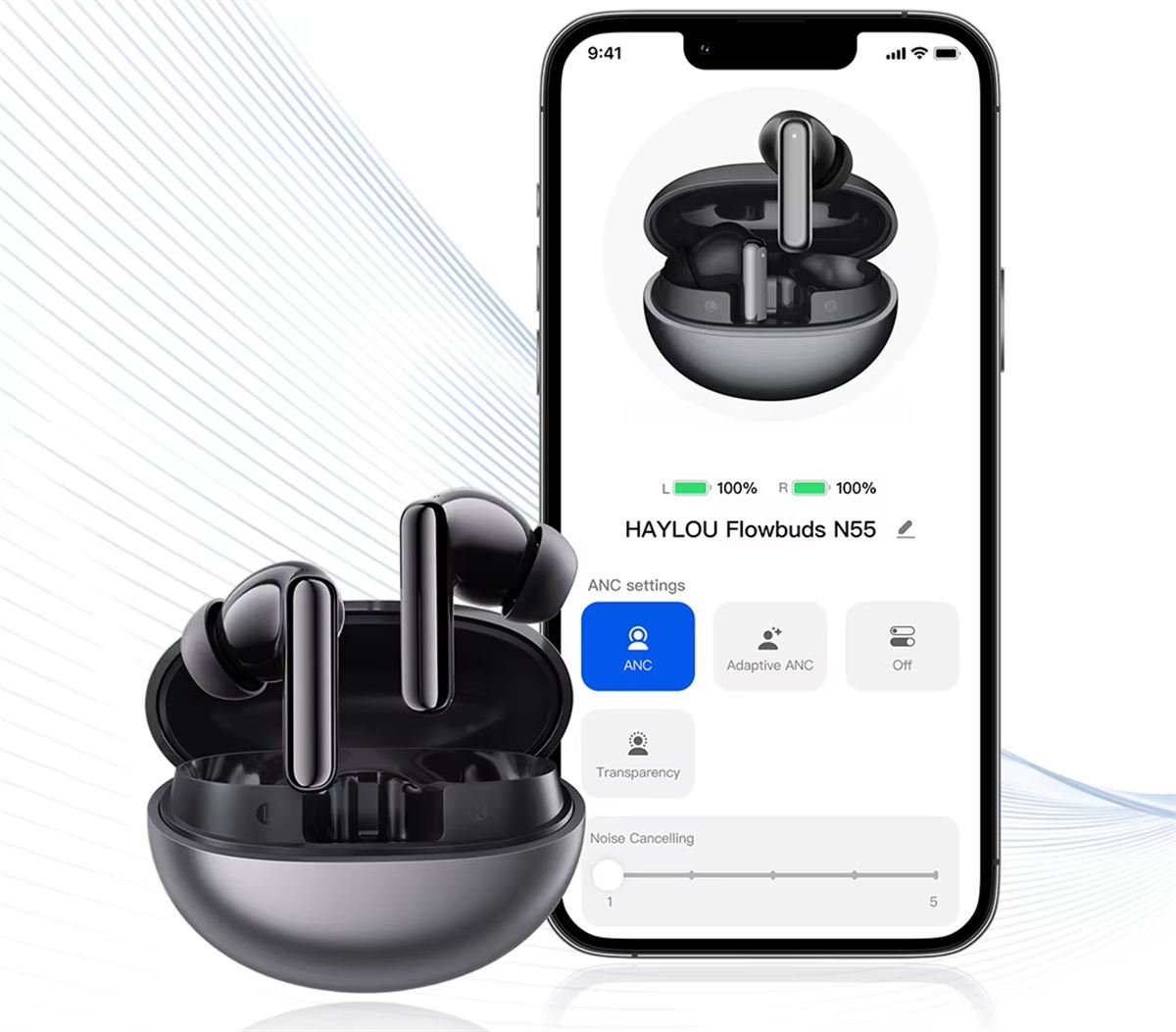 HAYLOU Flowbuds N55 app